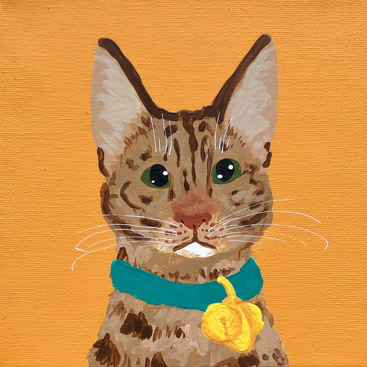 ikhquo's tweet photo. Finished up the portraits of my four cats! #artistsontwitter #artshare #petportrait https://t.co/3sYFPJIizb