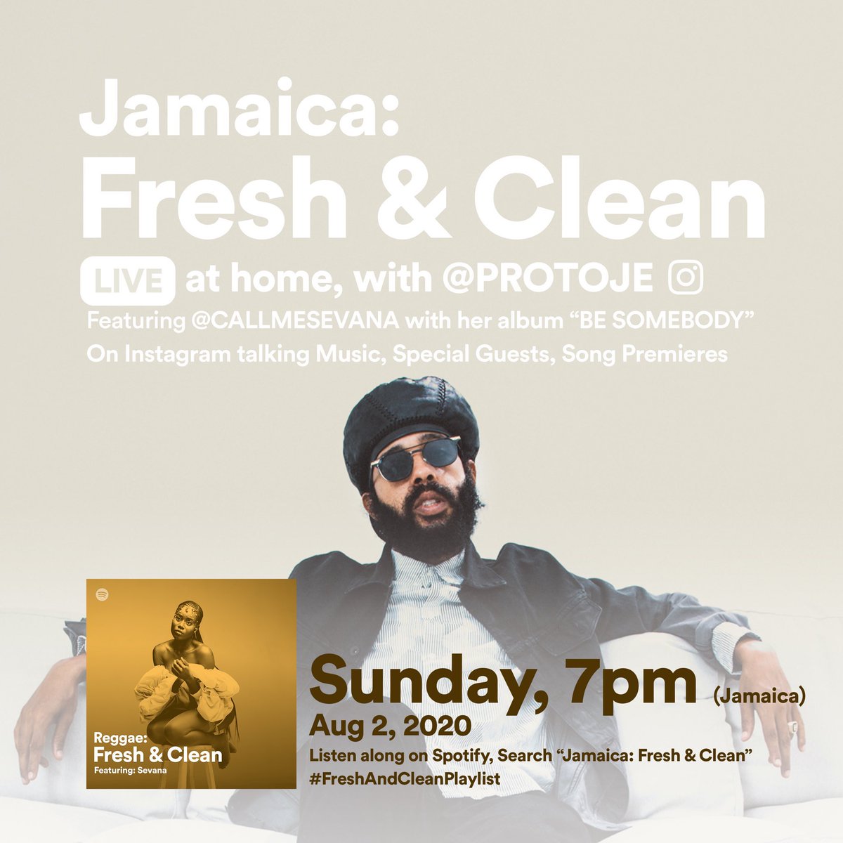 NightNurse1Love's tweet photo. Tonight! For those on Eastern time in the US, that’s an 8pm start time #Jamaica #Protoje #Fresh #Clean #SameSo @Protoje https://t.co/3l5h1lOGo5