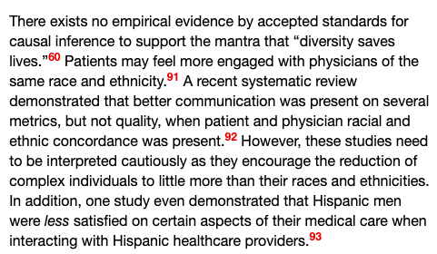 not the Journal of the American Heart Association publishing a studies that argues that "diversity doesn't save lives," and citing Student Doctor Network...