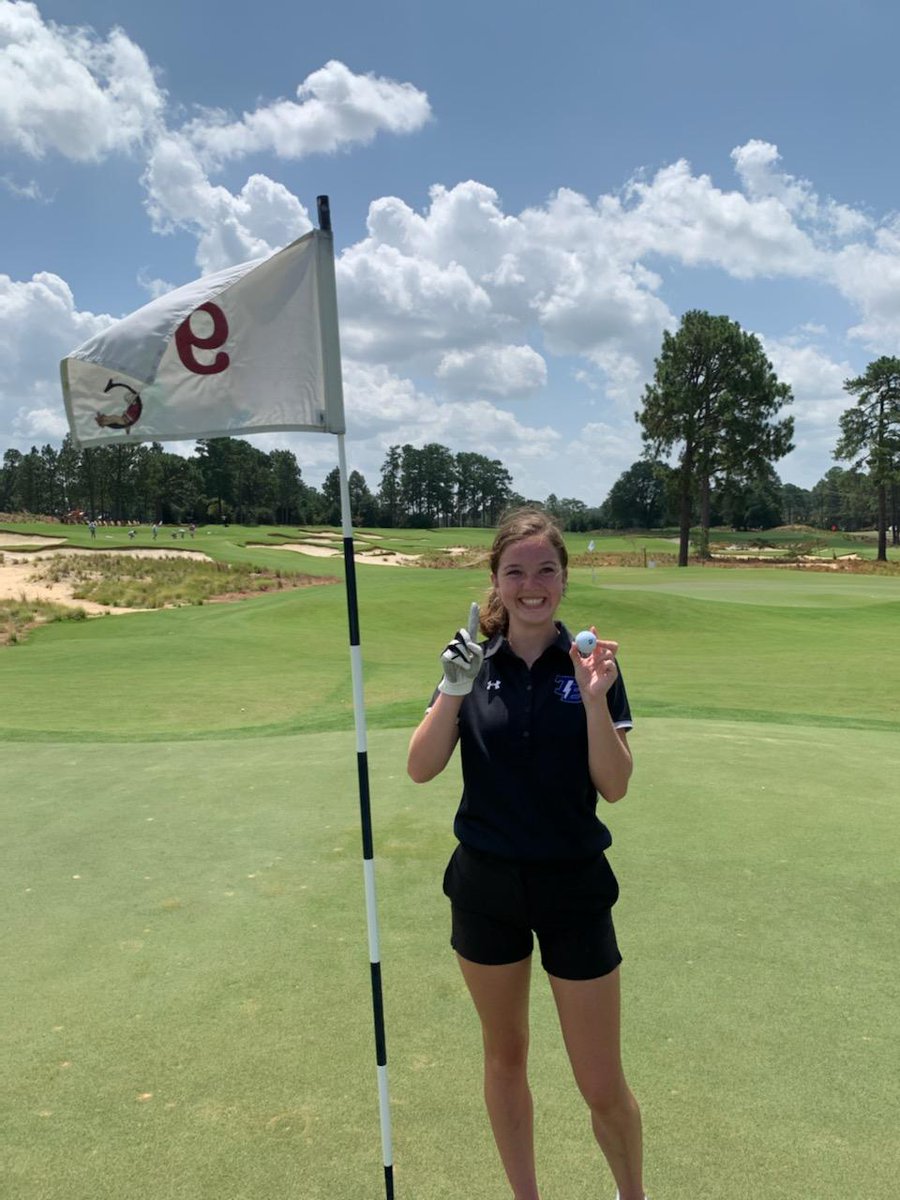 PinehurstResort's tweet image. How great is this? At the @NationalHSGolf Cradle Challenge today, Haley Westbrook, of Wyoming, made a hole-in-one on the 9th hole! And, as anyone who has played #TheCradle knows, that's a big-time ace! Congrats Haley!