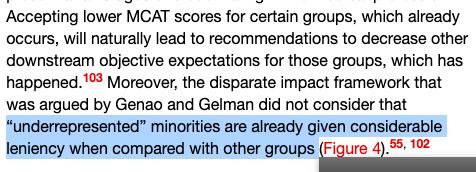 not a full physician arguing that underrepresented minority students arent properly qualified to be in medical school,  @American_Heart anything but that