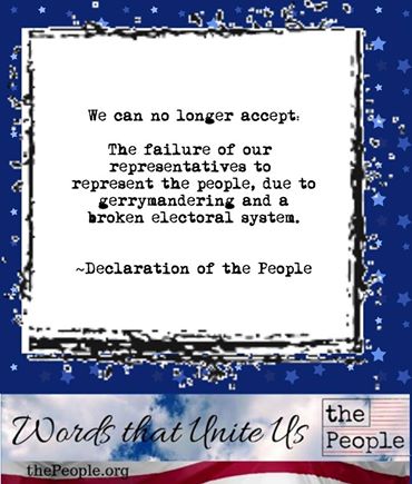 ThePeopleOrg's tweet photo. Declaration Post #19 - The failure of our representatives to represent the people, due to gerrymandering and a broken electoral system. #endgerrymandering https://t.co/uHqcX72Xdm