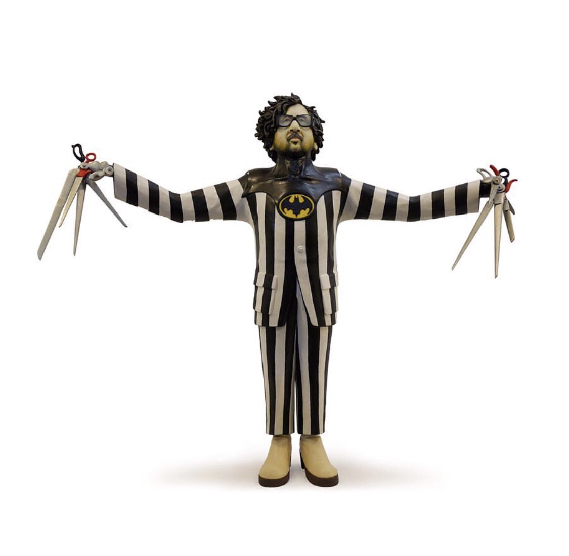 L1Unlu's tweet image. Tim Burton wood sculpture by Mike Leavitt.                    instagram.com/p/B13VzDegsoo/… #incrediblework #mikeleavitt #timburton