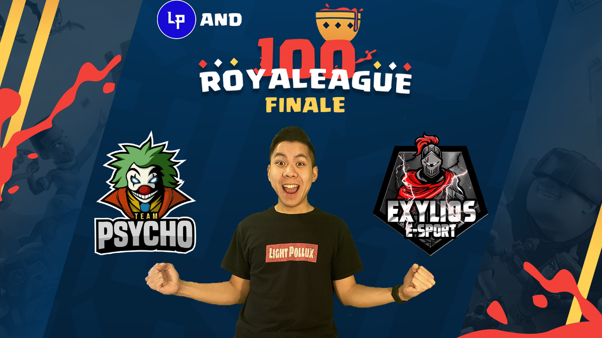 SangRoyaleCR's tweet photo. [#100RL]

⚔️NOS FINALISTES SONT LA :
- @TEAM_PSYCHO_FR 
- @exylioseSport 

🤩Et c'est Light Pollux qui nous fait l'honneur de caster cette finale ! 

🤔Alors qui remportera les 80€ promis aux vainqueurs ?

🗓️Rendez-vous demain à 22h30 sur la chaîne de LP https://t.co/lBK4FgnjRs https://t.co/SwO7Lmxkxe