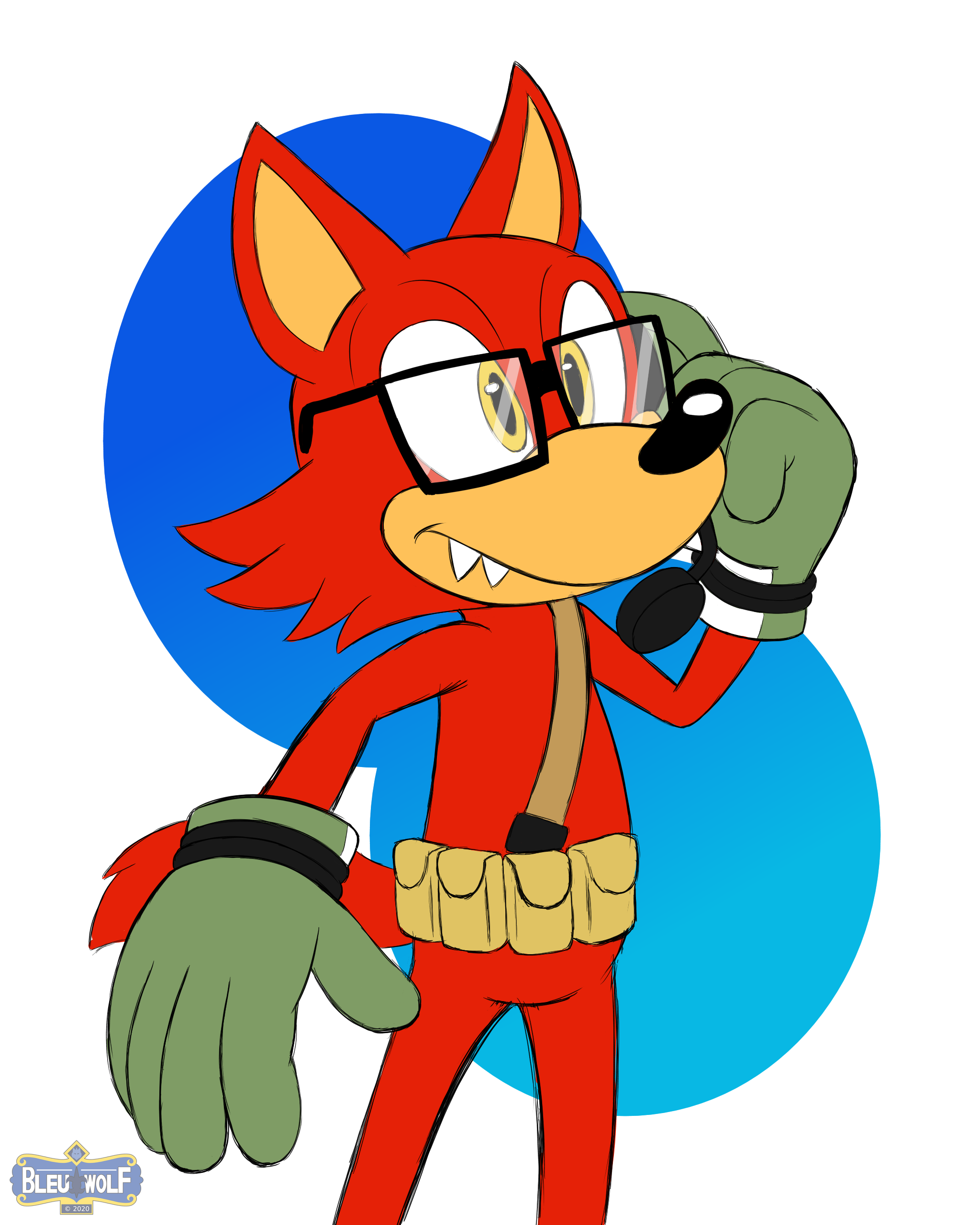 Bleuxwolf (Commissions Closed!) on X: ~Gadget the Wolf~ Some fanart art I  drew of the Avatar (or rumored to be called Gadget the Wolf) from the promo  of Sonic Forces. Never played