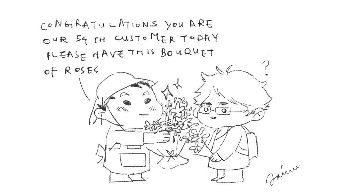 Day 3: Florist AU
#BokuAkaWeek2020 #Bokuaka #Haikyuu #兎赤 #ハイキュー