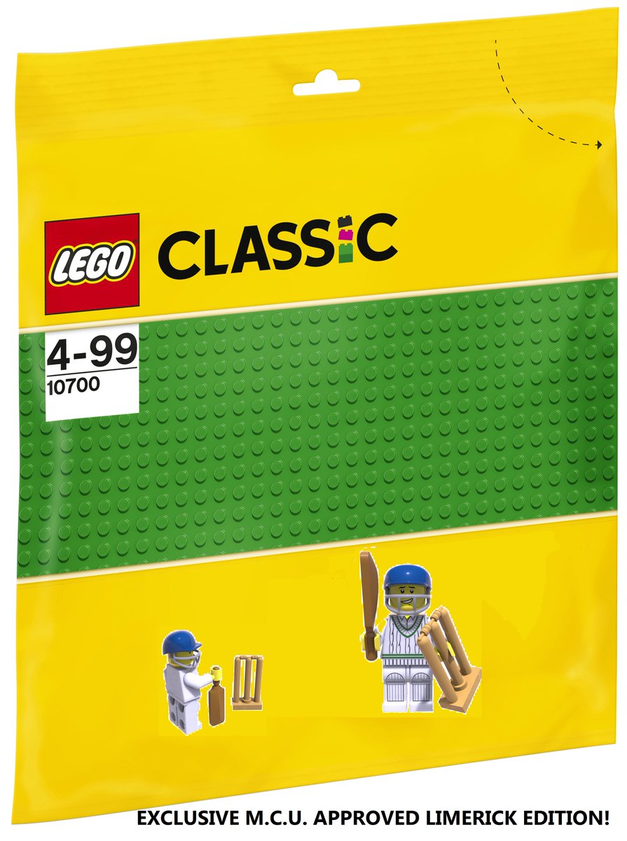Big thanks to <a href="/MunsterCricket/">Munster Cricket</a> for giving me the chance to play a Provincial T20 Semi Final on a lego pitch at <a href="/LimerickCricket/">Limerick Cricket Club</a>. Did it really cost 2 grand? Cause I'm selling the below for 59.99 excluding delivery.