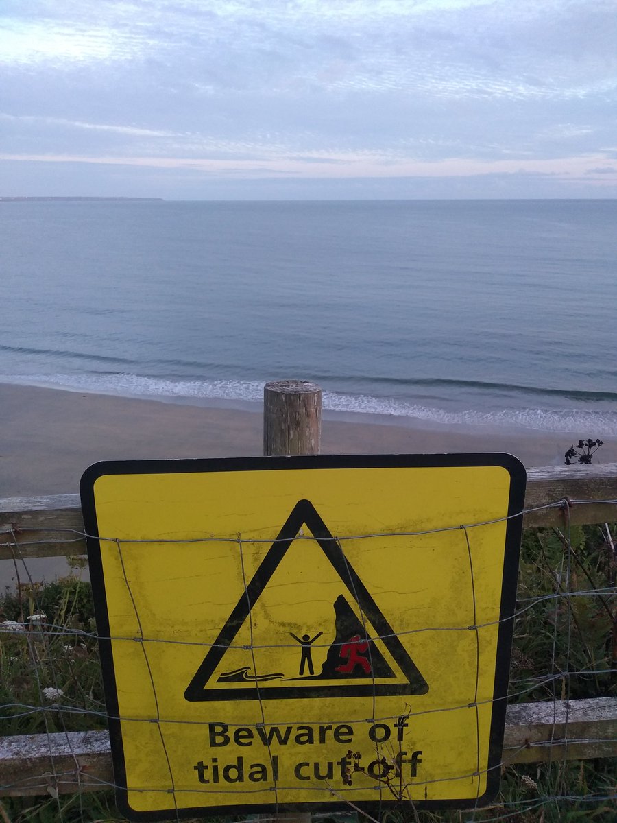 Beware of tidal cut off. Words to live by. #coast #tidalcutoff #hiking #leisure #Mindset #sea #cornwall #uk #focus #fitness #cbd artjoyliving.com