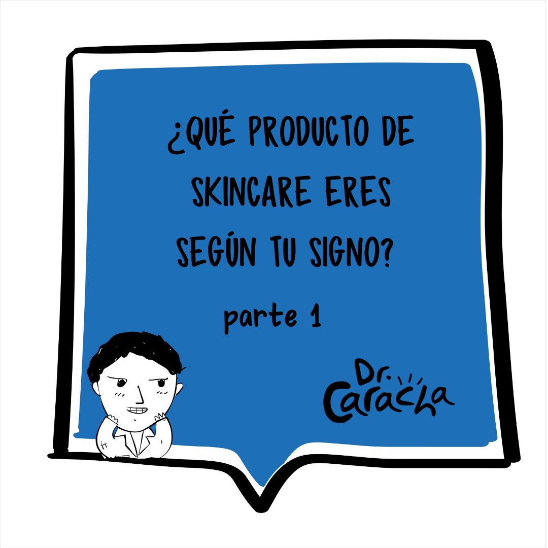 drcaracha's tweet photo. Qué producto de skincare eres según tú signo? https://t.co/ZfLTiKcMlU