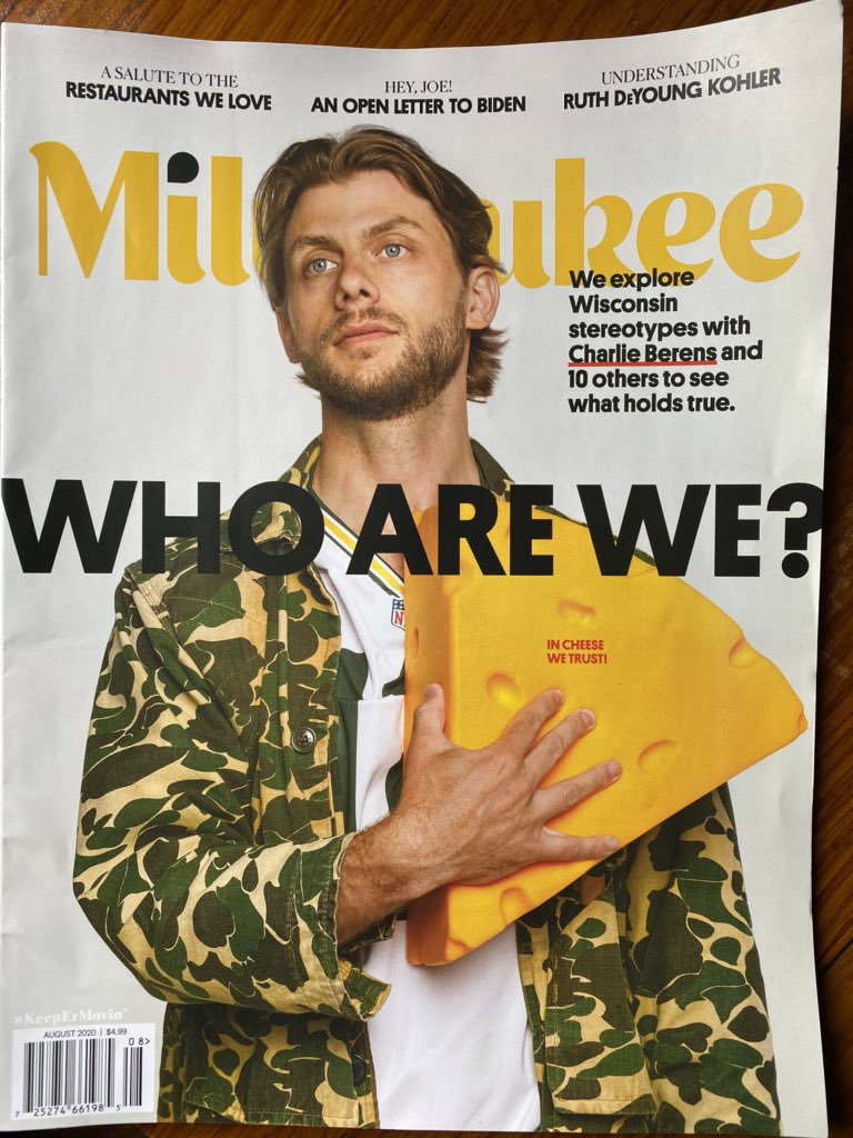 CharlieBerens's tweet photo. Wait til you see the centerfold #keepermovin https://t.co/hzc6shwYQH