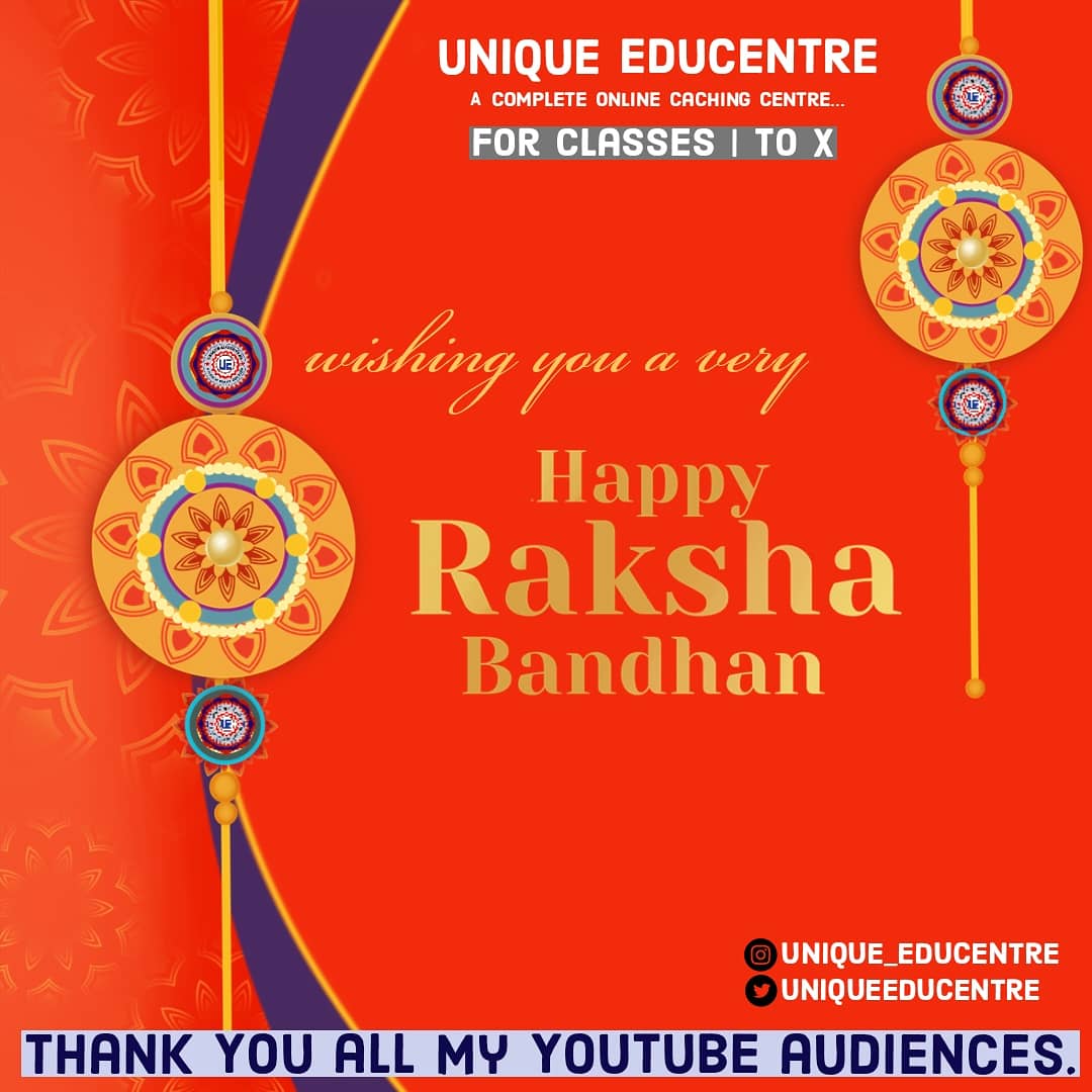 UniqueEducentre's tweet photo. #HappyRakhi #RakshaBandhan #RakshaBandhan2020 https://t.co/RERW7KJaxm
