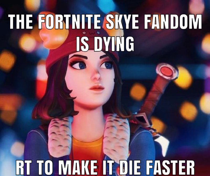 PerfideAlbion's tweet image. Skye is cringe