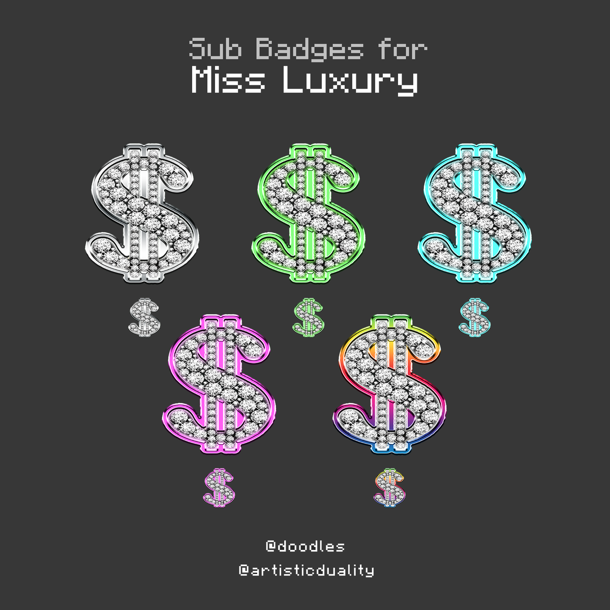 MsMynx's tweet photo. $ New Sub Badges for @TTVMissLuxury $

HD - https://t.co/350kylq1b3 https://t.co/C7Jz7ICD86