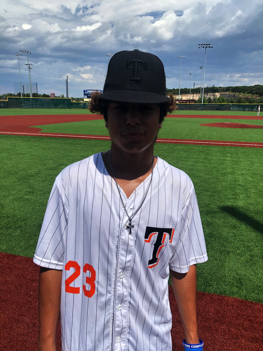 FiveTool's tweet photo. @FiveToolSTX F: ATX Tigers 4, Razorbacks 1
PoG: Aden Salazar 1-3, 2B, 3 RBI https://t.co/KVkYbXc6OF