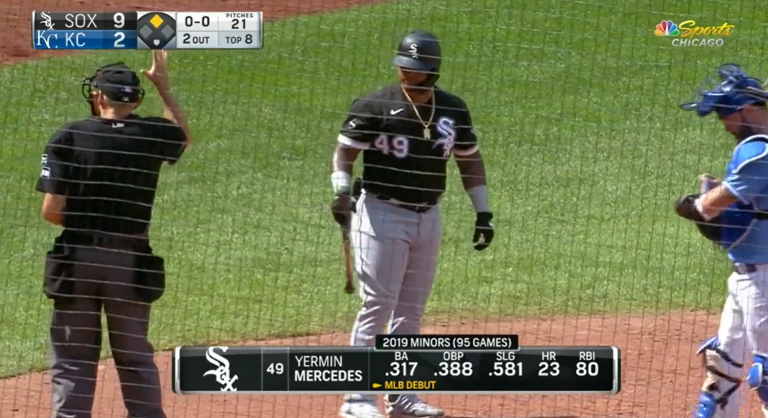 19,752nd player in MLB history: Yermín Mercedes- 2011-2013 w/ DSL Nationals, then released- spent '14 in the Pecos League (basically the bottom of independent league baseball)- signed w/ BAL in '15- MiLB Rule 5 pick by CHW in '17 - crushed AA/AAA in '19- HE'S HERE!!!!!!!!!