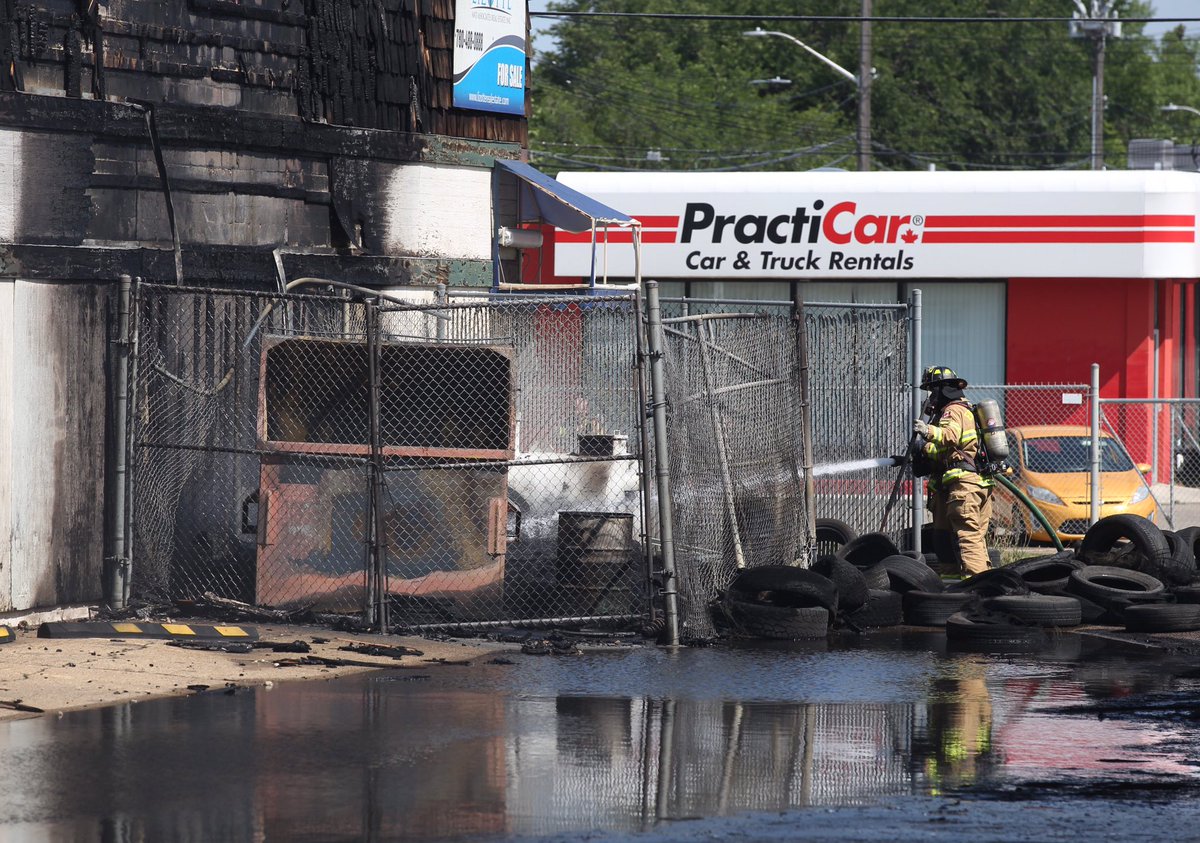 Firefighters are on scene at a fire at 105 Avenue and 116 Street. 116 street blocked in both directions. #yeg