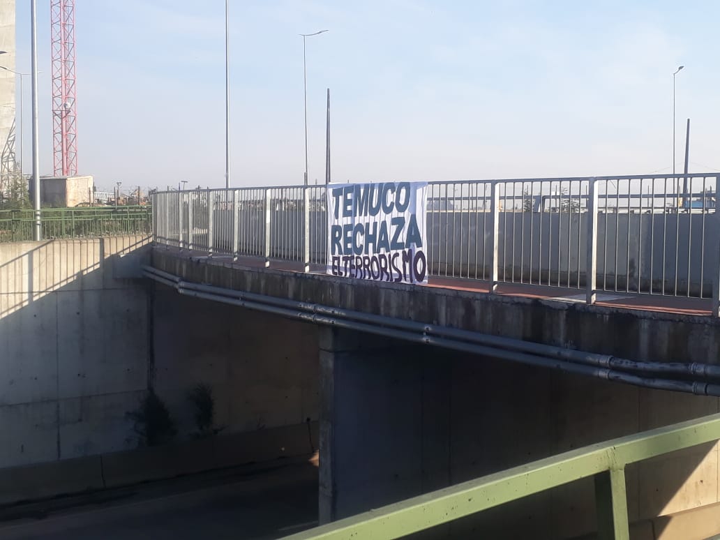 aprachile's tweet photo. 🔵💪🇨🇱Temuco Rechaza el Terrorismo https://t.co/aw5cua3CUY