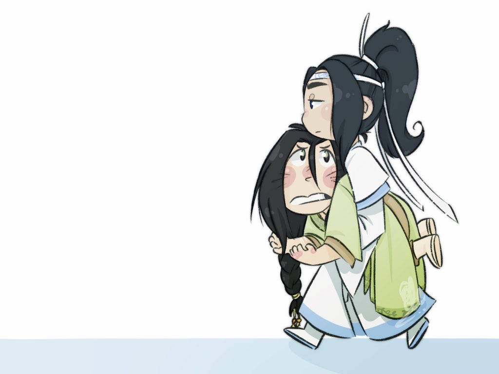 sleepykiart's tweet photo. And of course we must have balance.
So introducing bamboo baby’s best friendo
Completely platonic
No unrequited feelings here no no no

#mdzs #mdzsoc #yangfu #lanhai #oc https://t.co/cG5XyZe7T6