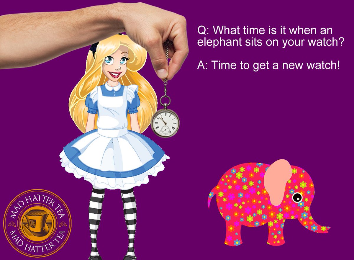FoodSaversUK's tweet photo. While traipsing the Yorkshire Dales I met an elephant who was having a teaparty

Elephants are generally friendly &amp; asked me to stop for tea

When we finished we packed our trunks &amp; said goodbye to the Circus

#TeaHour
#firsttmaster
#WorldJamFest
#ATSocialMedia
#AliceInWonderland https://t.co/DoDcZBkgiM