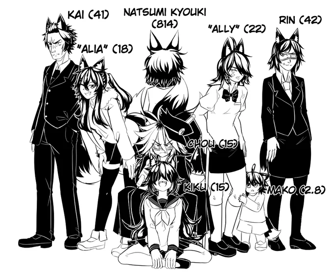 Kimura household (Along with Old Natsumi, but she's facing the other way because she lives somewhere else) 