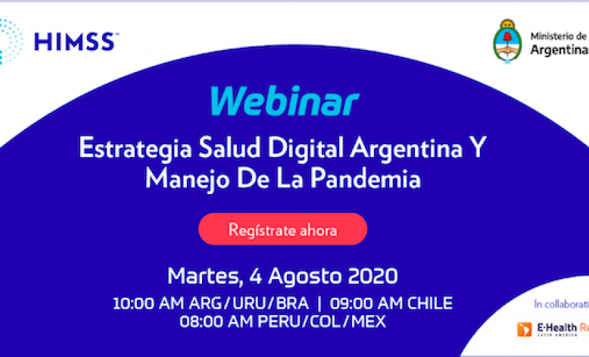 waltercurioso's tweet photo. No se pierdan este Martes 4 el Webminar @HIMSS  y @msalnacion: Estrategia #SaludDigital #Argentina y manejo de la pandemia #COVID19, en colaboración con @EHEALTHREPORTER 

Info: https://t.co/WcT0ndY7Xb

Registro Zoom: https://t.co/M3vODoybXO https://t.co/qq5hUWvqiC