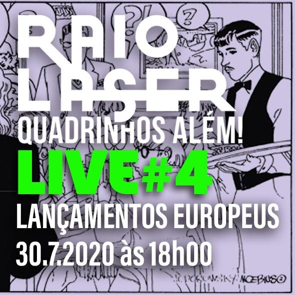 raiolaserHQ's tweet photo. Pra quem perdeu nossa Live na última quinta com um TURBILHÃO de resenhas sobre lançamentos de quadrinhos europeus, ela está disponível no canal "raiolaserhq" do Youtube e também neste post do próprio site.

LEIAM: https://t.co/7GwrK825de

#RaioLaser #QuadrinhosAlem https://t.co/wQHYa8T064