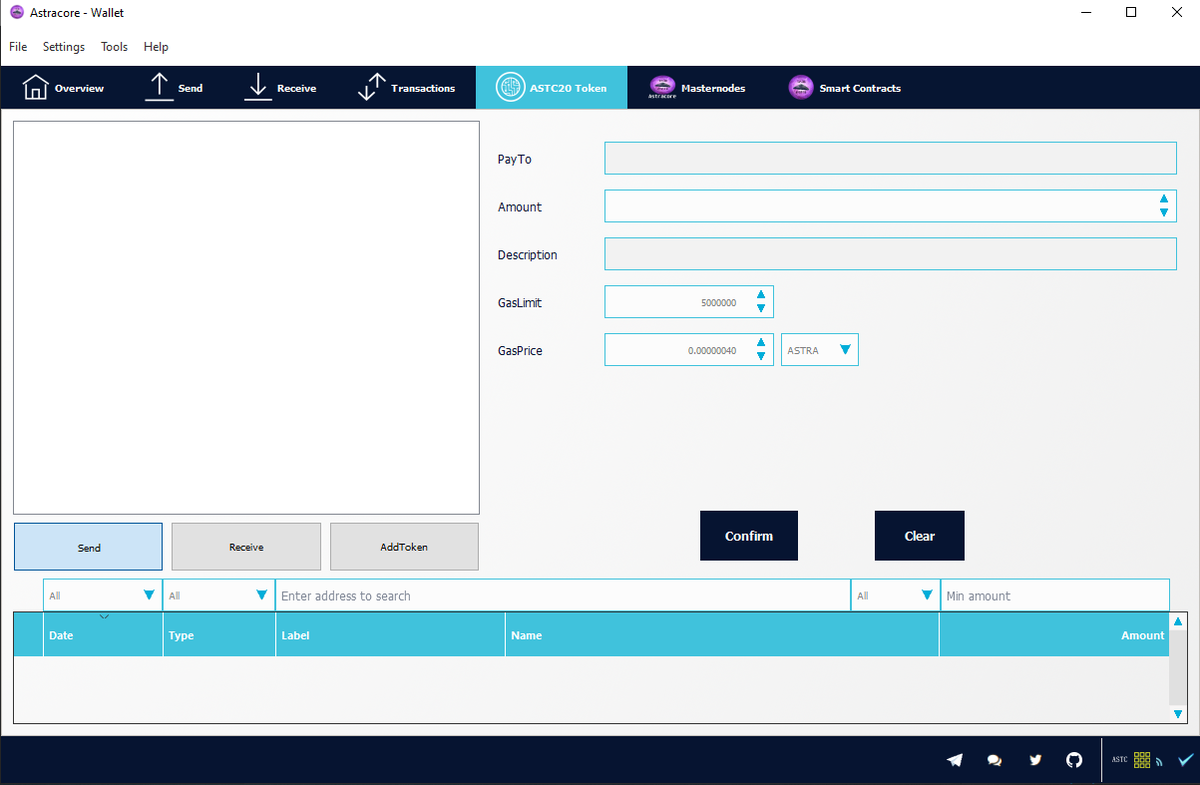 CryptoLover705's tweet photo. Never heard of an #ASTC20? Take a look at the new #AstraCore wallet you can hold #ASTC20 here as well as your #ASTC 

Currently in #BETA phase

Interest you? Come join our #Discord and stay up to date with the progress https://t.co/5gfuS6owIg https://t.co/UFuHO87Pt1