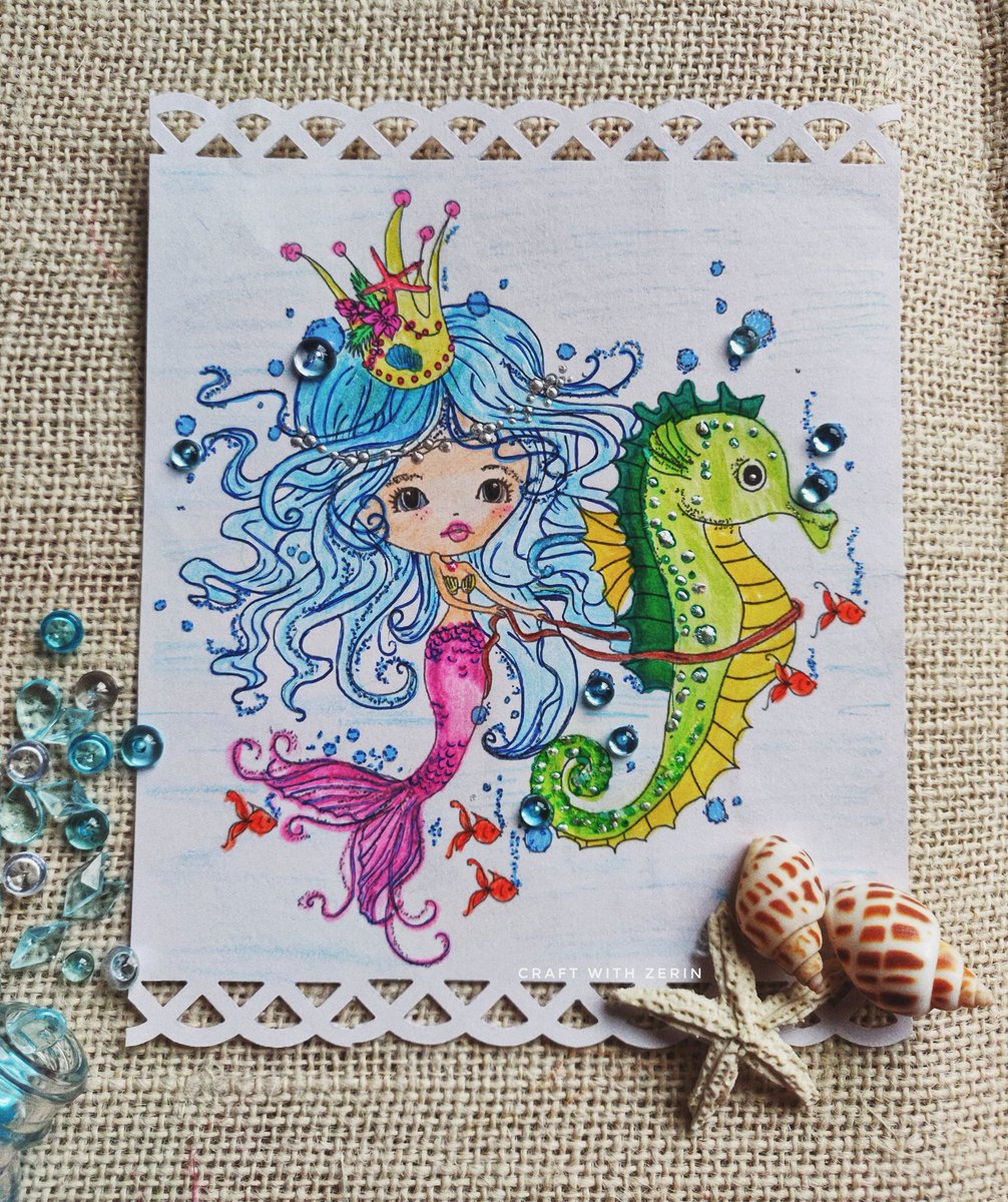TarinZerin's tweet photo. Be a mermaid and make waves 🌊💫✨
Checkout my YouTube channel -
https://t.co/cV28P78QZS 
Via @YouTube 
#stamping #coloring #digiimage #crafting #sharpie #mermaid #mixedmedia #ArtistsofSEA #ArtLovers #ArtistOnTwitter #vibrant #dewdrops #artistic #crafter #crafting https://t.co/mEUBxh5qCB