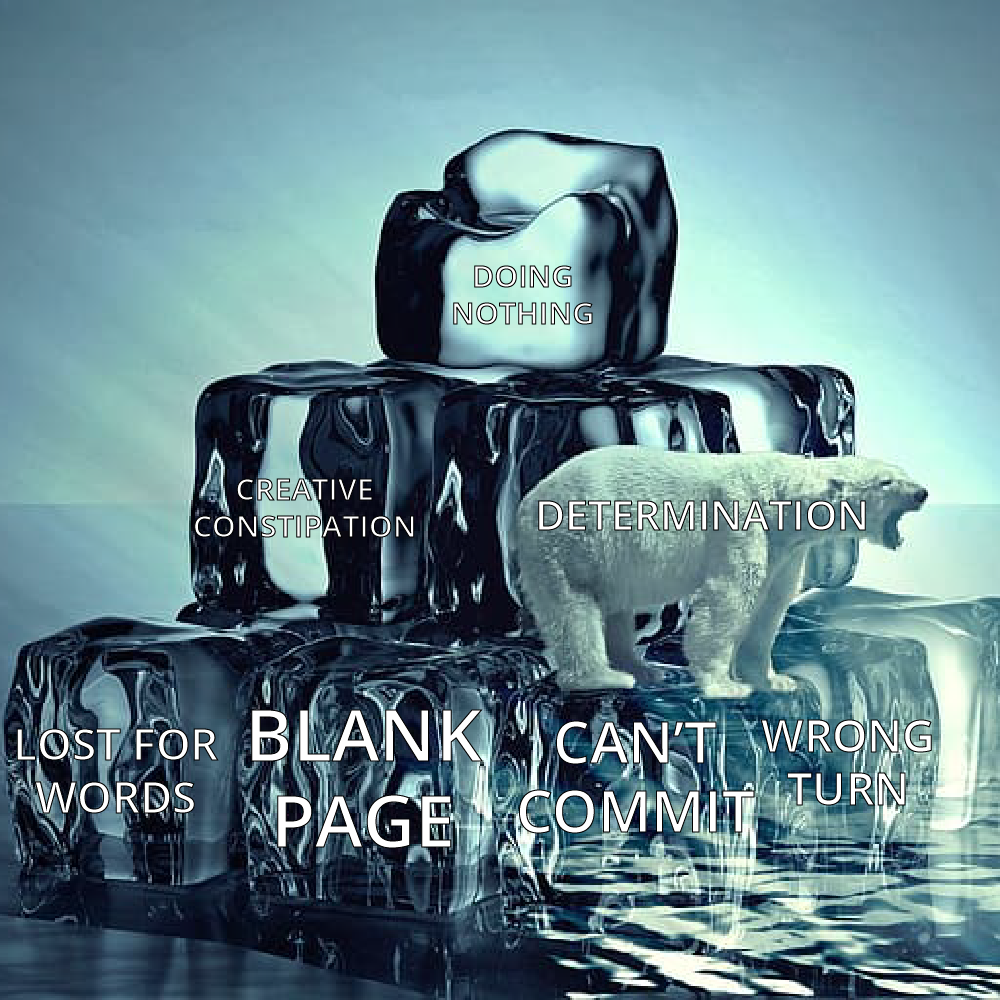 EnglandMccarthy's tweet photo. #SCBWIHowDoYouMeme 
Melting Writter's Block https://t.co/s4wkv3iDaG