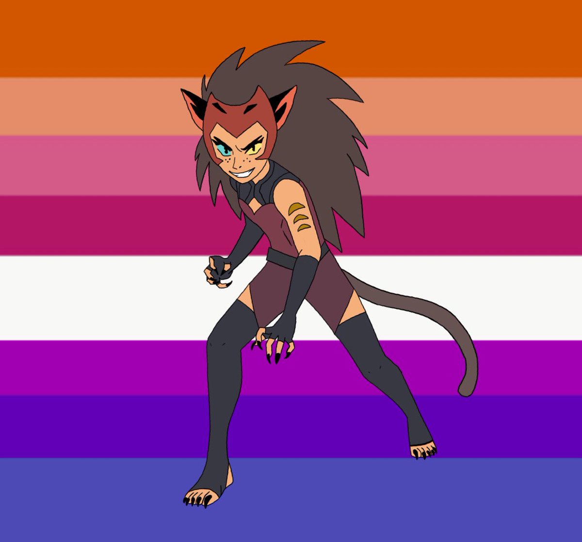 catra is a bi lesbian.