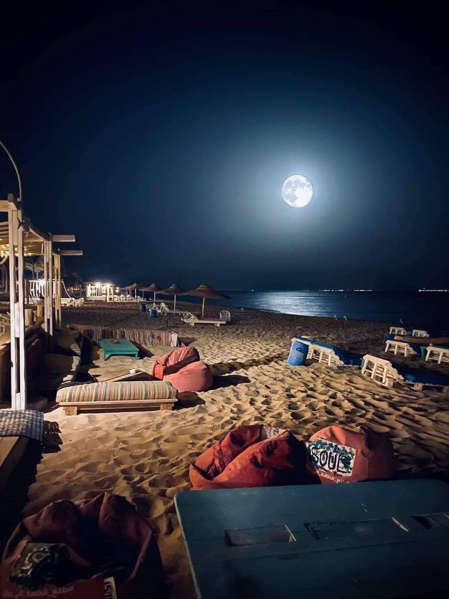 بحر وقمر وليل ⁦♥️⁩