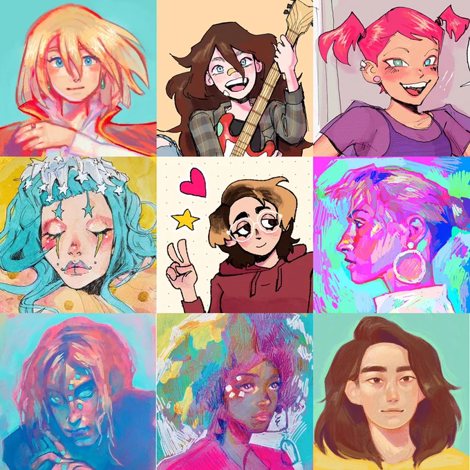 #faceyourart look at all those faces ! 