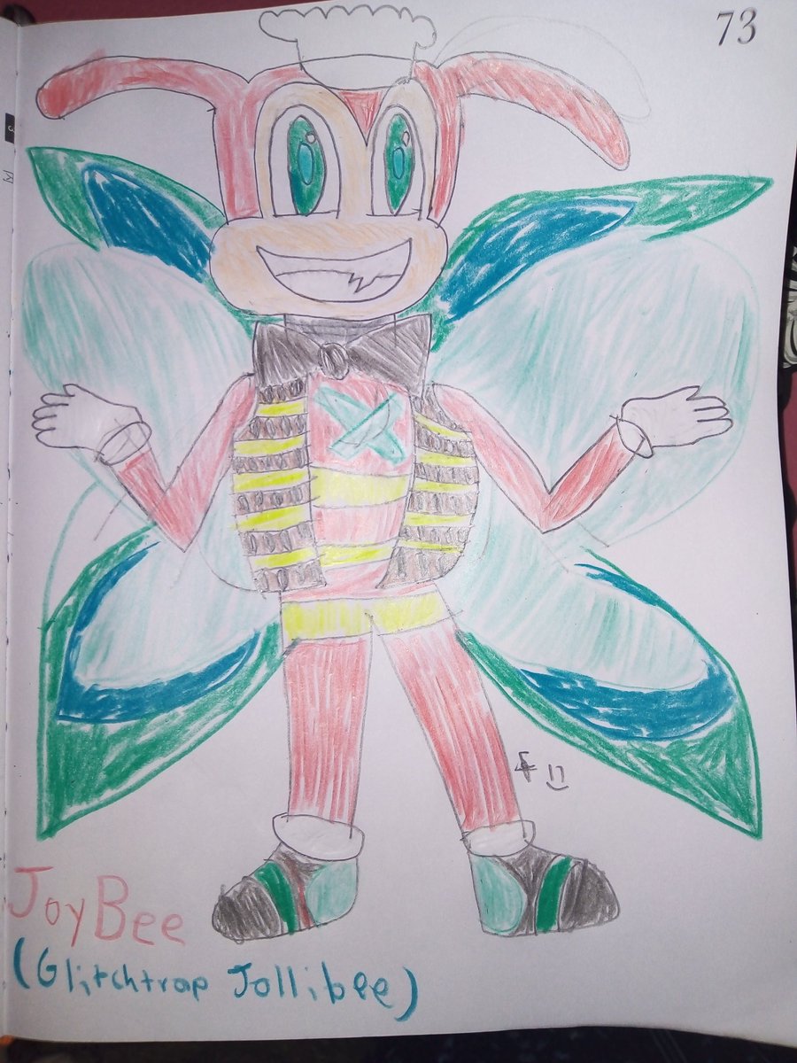 Tele_Lydia001's tweet photo. Y de una vez les vine a aclarar las alas de Joybee , la razón de que se ve las alas de mariposa fusionada con las de abeja los tipo de alas de mariposa surgen por su poder de glitch , se vuelven visibles las alas cuando su poder glitch aumenta
#Jollibee #Joybee https://t.co/yAeAiMly9S