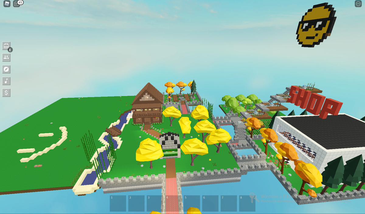 blekandvayt's tweet photo. I love every cube of this island @RobloxIslands ❤️ https://t.co/K8zyg8315k
