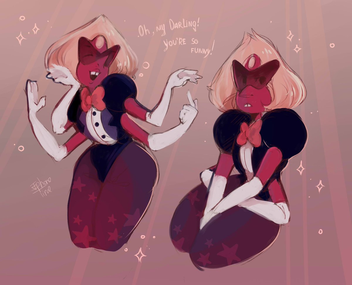 TimeJphone's tweet photo. There's nothing more charming than a click between your teeth 💛
#JP_Art #StevenUniverse #Sardonix https://t.co/mLxgA0cz0i