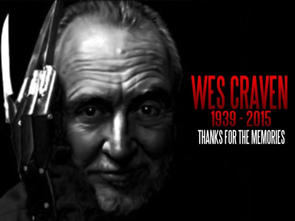 Happy birthday Wes Craven! Thank you so much for the memories     
