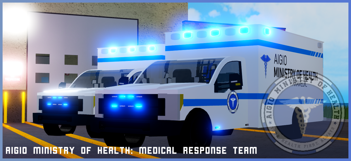 AigioMoH's tweet photo. Aigio's Medical Response Team is always there to help when you need them most! https://t.co/qupVilAlaq