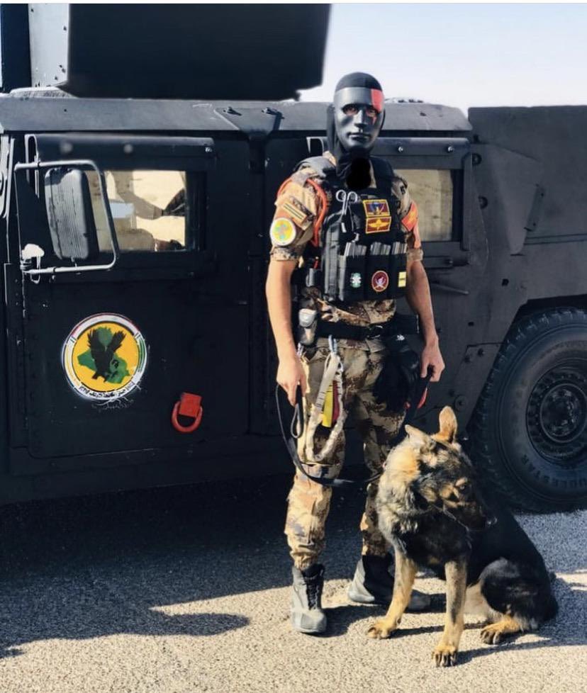 jmscaronte's tweet photo. ISOF Iraqi forces K9 #k9 #Iraq #Irak #IraqFirst #tactical #dog #ISOF https://t.co/QU5jdXstFM