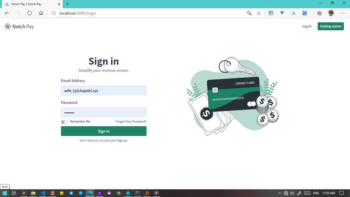 iamkdf's tweet photo. #days13
13e jour déjà, peu a peu la plateforme de rend exploitable !! Page d'authentification, compte.
#fintech #CaParleDev https://t.co/VQFJaYtmf7