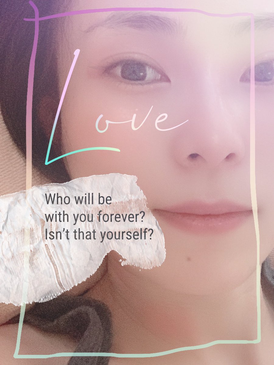 shihoriNY's tweet photo. This is why you should love true yourself๐ฃโค๏ธ
#PerfectPerfection
#SelfCompassion
#message
#newsingleonvandcamp https://t.co/Z6DICkKeAW