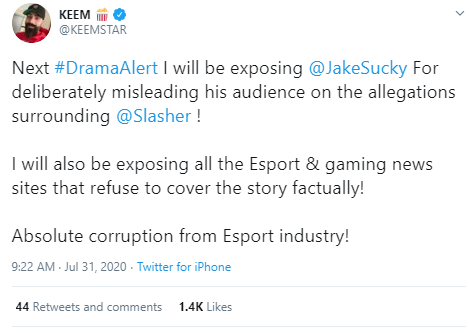 JakeSucky's tweet photo. Get ratio'd. Gamers stay on top. https://t.co/70uEETfiJk