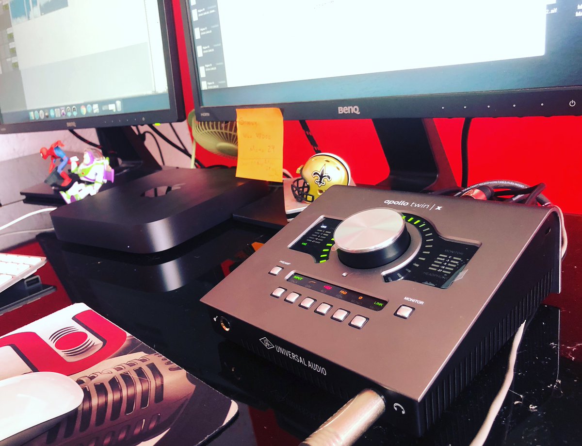 RedPointStudio_'s tweet image. Domingo de grabaciones.
Con la nueva #ApolloTwin X