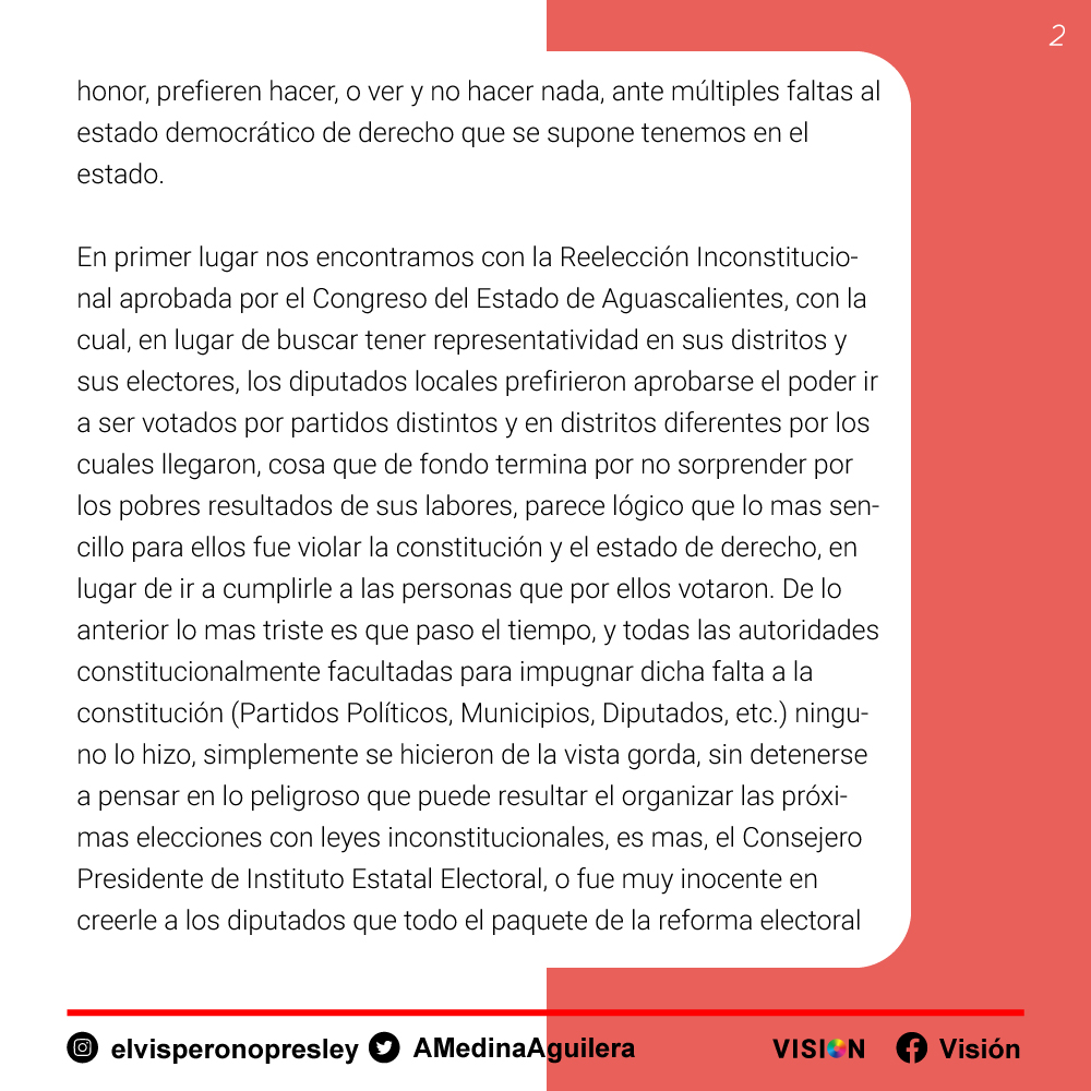 VisionJoven4's tweet photo. "El Estado libre, soberano y ¿Democrático? De Aguascalientes."
Por: Alejandro Medina Aguilera (@AMedinaAguilera )
#Vision #VisionJoven #PoliticaJoven #Aguascalientes https://t.co/LqHNhivOdn