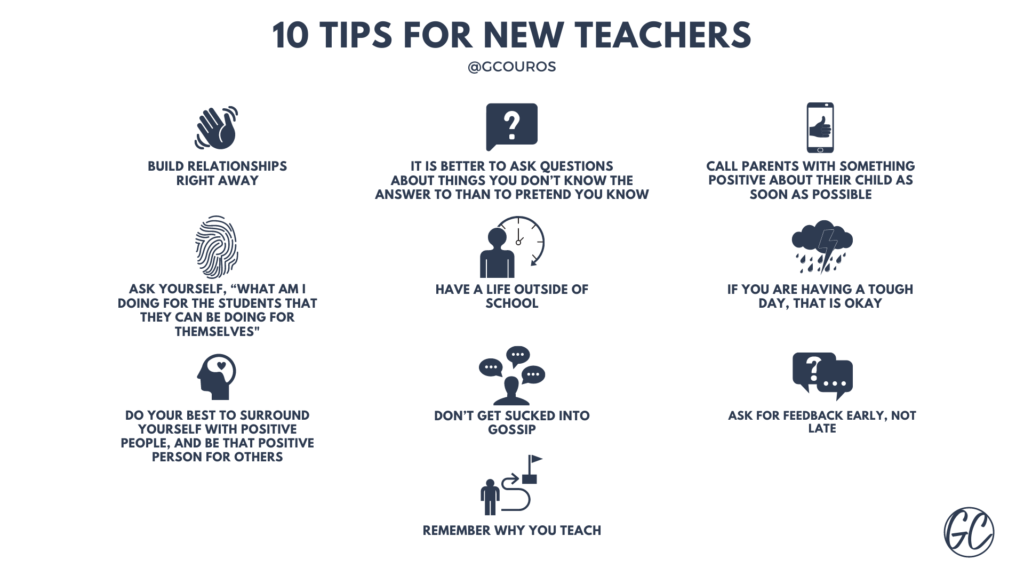 10 Tips for New Teachers #Podcast buff.ly/3fabc7E #InnovatorsMindset