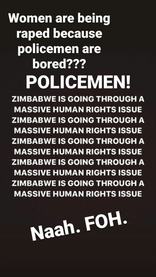 PalesaMahlatji's tweet photo. @akaworldwide It's 💔 to see what's happening in Zimbabwe 🇿🇼 #prayforZimbabwe #FreeZimbabwe https://t.co/9VPykGyJlW