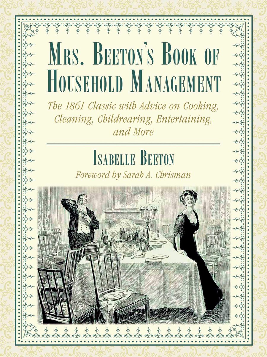 “A lady paying a visit may remove . . . neither her shawl nor bonnet,” because this would imply that she intended to stay longer than was considered polite.—Mrs. Beeton’s Book of Household Management (1861)