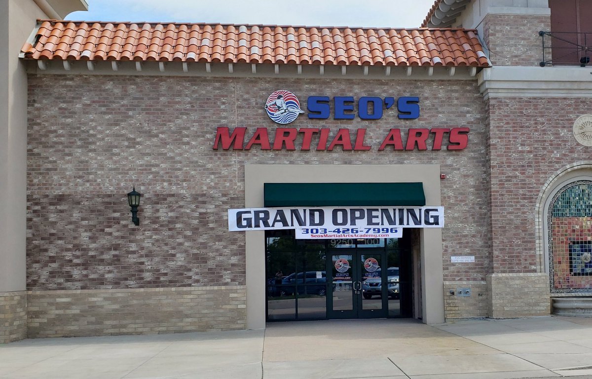GrandMasterSeo's tweet photo. Exciting news to share with you all!  

Seos Martial Arts Academy is opening another location on August 3rd in the Westminster City Center at 9250 Sheridan Blvd suite.  

Call 303-426-7996 for2 weeks of free classes for the first 25 people! https://t.co/RenFLVjKyV