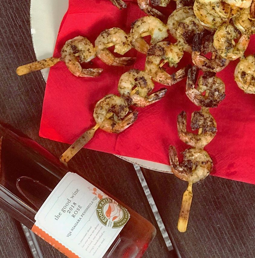 I'll second this! "Cork Screwed TV: Long weekend rosè lunches courtesy of @goodearthniagara &amp; some shrimp on the barbie . . . delicious!" #rosé #longweekend #shrimp #BBQ #VQA #niagarawine