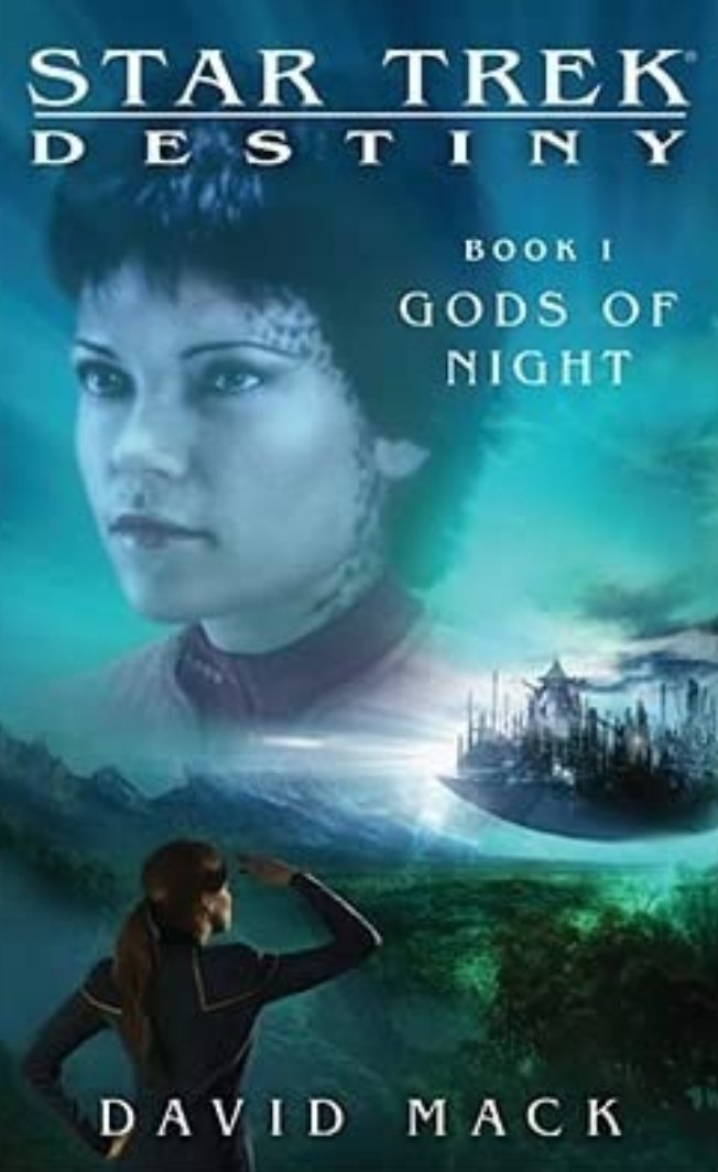 TrekBookClub's tweet photo. Had a great time discussing #StarTrek Destiny: #GodsOfNight  tonight with my good friends @DrJenThrows, @rebootingme and @LizLowey for the latest #TrekBookClub roundtable. Won't be too long until you can all hear what we had to say. https://t.co/xwoEPnOLNS